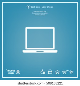 Vector laptop icon