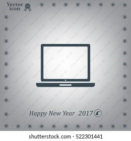 Vector laptop icon