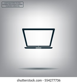 Vector laptop icon