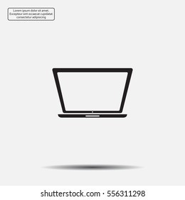 Vector laptop icon