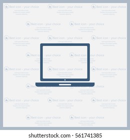 Vector laptop icon