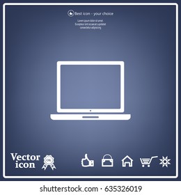 Vector laptop icon
