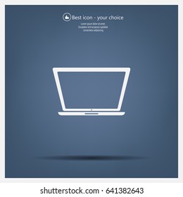 Vector laptop icon