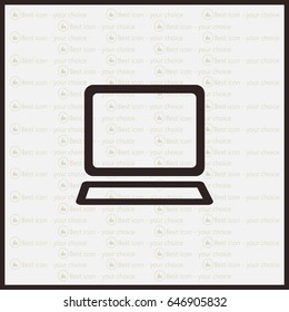 Vector laptop icon