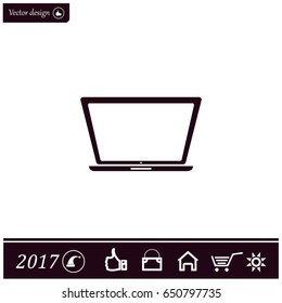 Vector laptop icon