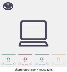 Vector laptop icon