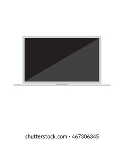 Vector Laptop isolated on white background