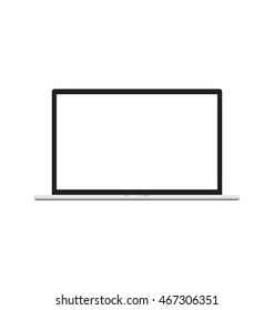 Vector Laptop isolated on white background