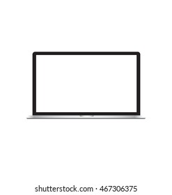 Vector Laptop isolated on white background