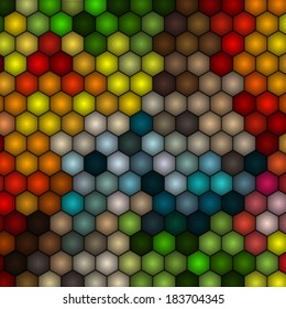 Vector large set of  color swatches 