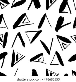 Vector large set of different grunge brush strokes. Ink brush stroke art texture and brush stroke.  Grungy  paintbrush.