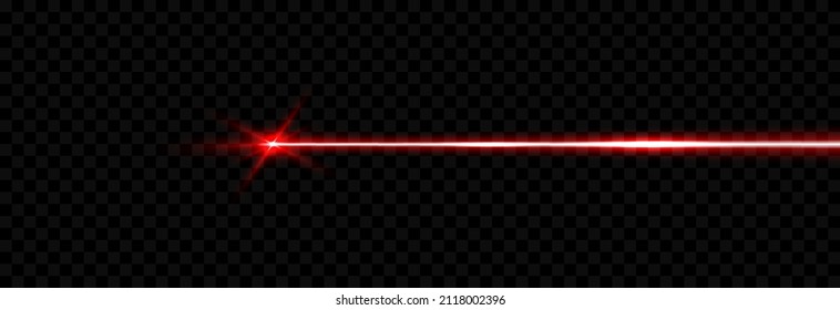 Vector laser beam PNG. Red laser beam on an isolated transparent background. Laser security system, protection. Red laser png.