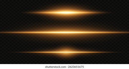 Vector laser beams. Glowing neon lines isolated on background.EPS 10.