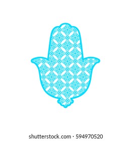 Vector Laser cutting template  Hamsa
