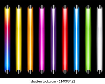 Vector - Laser Neon Colorful Lights