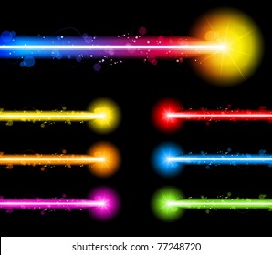 Vector - Laser Neon Colorful Lights