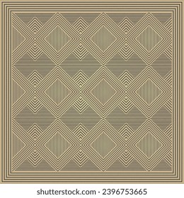 Vector laser - router  cut square panels set arabian pattern window grill vector
