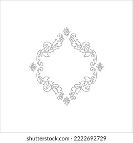 vector lasercut ornament illustration design