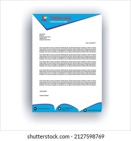 Vector Latter Head Design Template