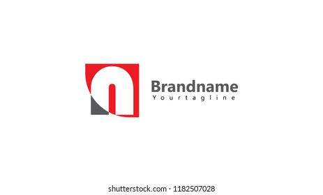 Vector Latter N Logo Design Template