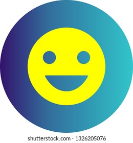  Vector Laugh Emoji Icon
