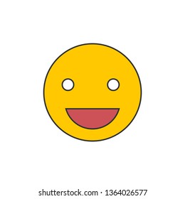 	
Vector Laugh Emoji Icon