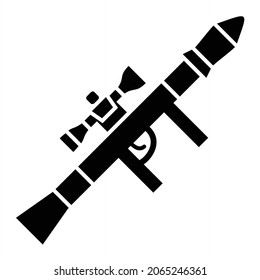 Vector Launcher Glyph Icon Design
