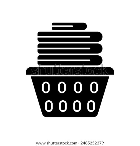 Vector of laundry fold icon.