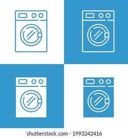 Vektorgrafik-Wäscheservice-Symbol einzeln auf Weiß