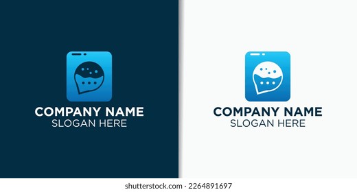 Vector laundry logo designs, cloth wash logo designs concept vector template