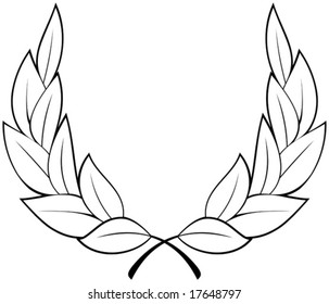 Vector laurel wreath