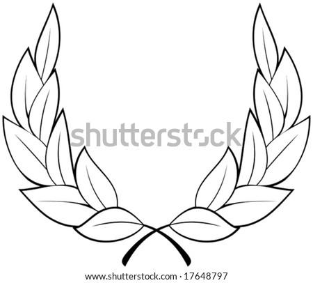 Vector Laurel Wreath Stock Vector (Royalty Free) 17648797 - Shutterstock