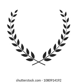 Vector laurel wreath isolated