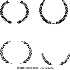 Vector Laurel Wreaths