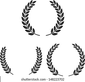 Vector Laurel Wreaths