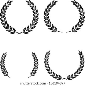 Vector Laurel Wreaths