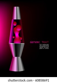 Vector Lava Lamp Design