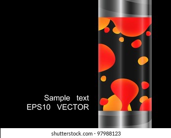 vector lava lamp. EPS10