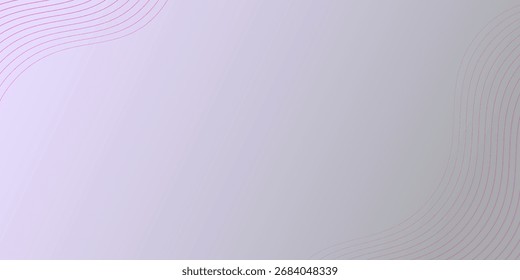 Vector lavender violet color background, light purple liquid gradient wallpaper with wavy lines. Elegant pure, glowing fluid composition, cosmetology presentation, beauty science, modern texture
