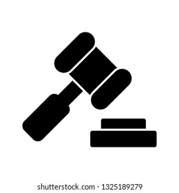 Vector Law Hammer Icon