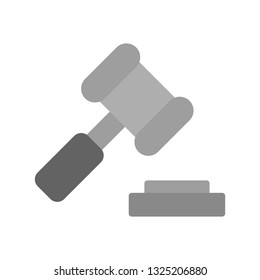 Vector Law Hammer Icon