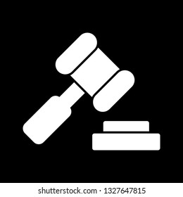 Vector Law Hammer Icon