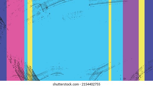 Vektorgrafik abstrakter 80er-Jahre-Stile, bunter, lebendiger, optimistischer Hintergrund