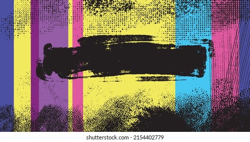 ilustración vectorial de fondo optimista colorido y claro del estilo abstracto de los años 80