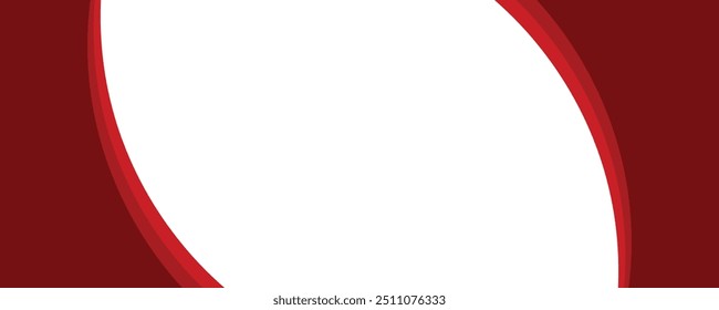 Vector layered red ribbon template. Presentation template. EPS10