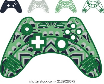 
 Vector layered template for laser and paper cutting, printing on a T-shirt, mug. 