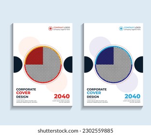 Vector layout of A4 cover mockups design templates for brochure, flyer layout, booklet, cover design, book, brochure cover.