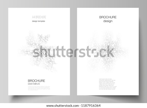 Download Vector Layout A4 Format Cover Mockups Stock Vector Royalty Free 1187916364 PSD Mockup Templates