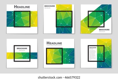 Vector layout background set. For art template design, list, page, mockup brochure theme style, banner, idea, cover, booklet, print, flyer, book, blank, card, sheet, flyer, a4.