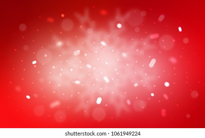 Vector layout with bright snowflakes. Decorative shining illustration with snow on abstract template. The pattern can be used for year new  websites.